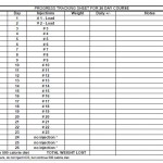 HCG Diet 23 Day Round Tracker Spreadsheet - pdf Download Link