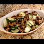 Roasted Zucchini and Mushrooms